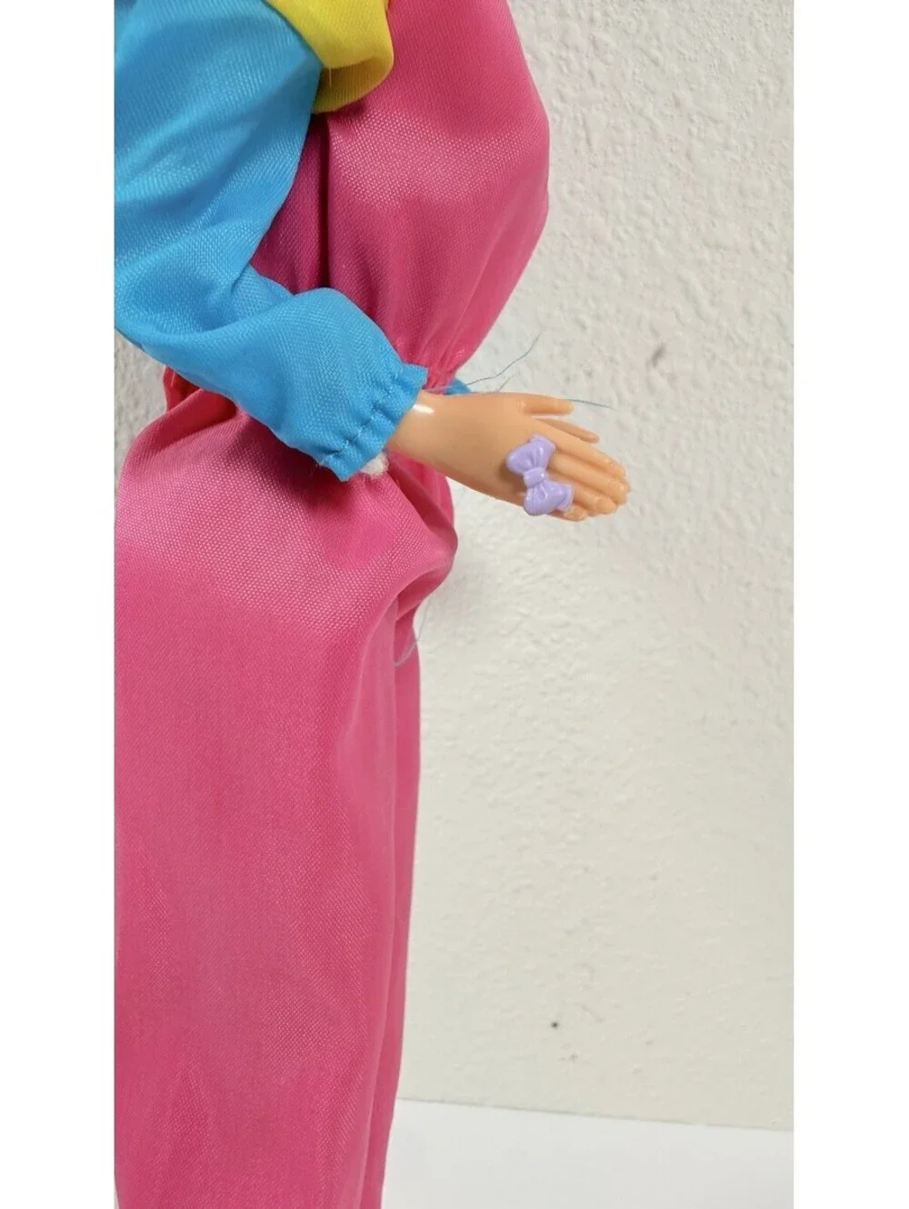 Barbie Vintage Doll Blue Rhinestone Eyes & Ski Suit